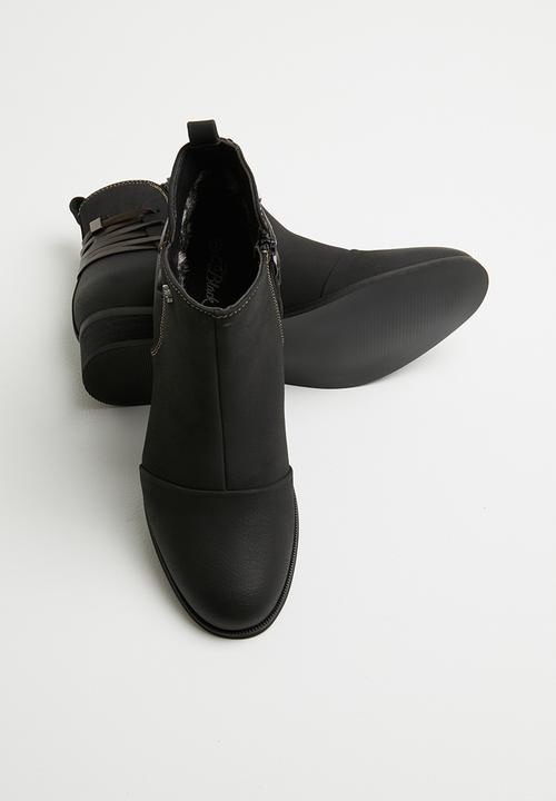 Miss Black - Criss-cross ankle boot - black
