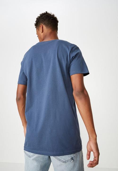 Cotton On - Essential vee neck - blue