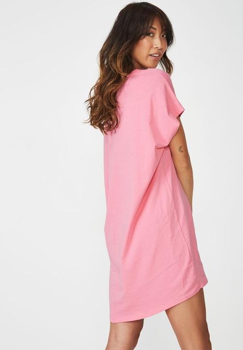 Cotton On - Cap sleeve nightie - pink & blue
