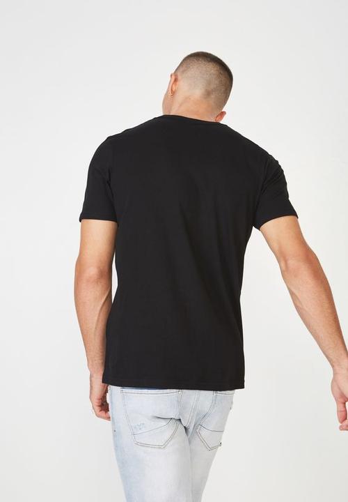 Cotton On - Hustle urban t-shirt - black