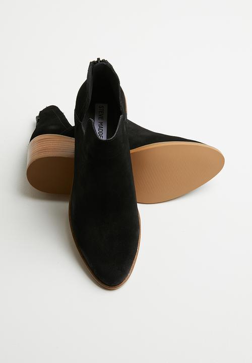 Steve Madden - Lancaster block heel ankle boot - black