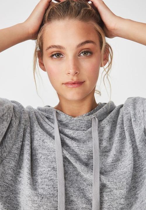 Cotton On - Super soft statement hoodie - grey