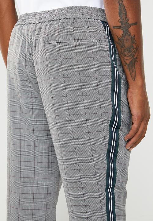 New Look - POW check chino - grey