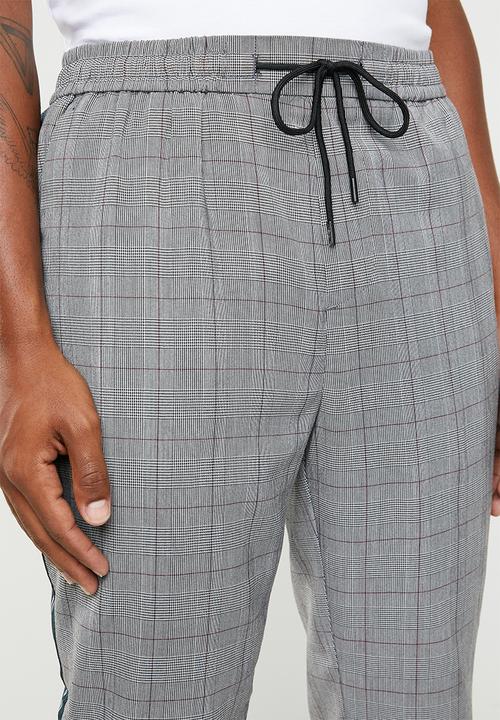 New Look - POW check chino - grey