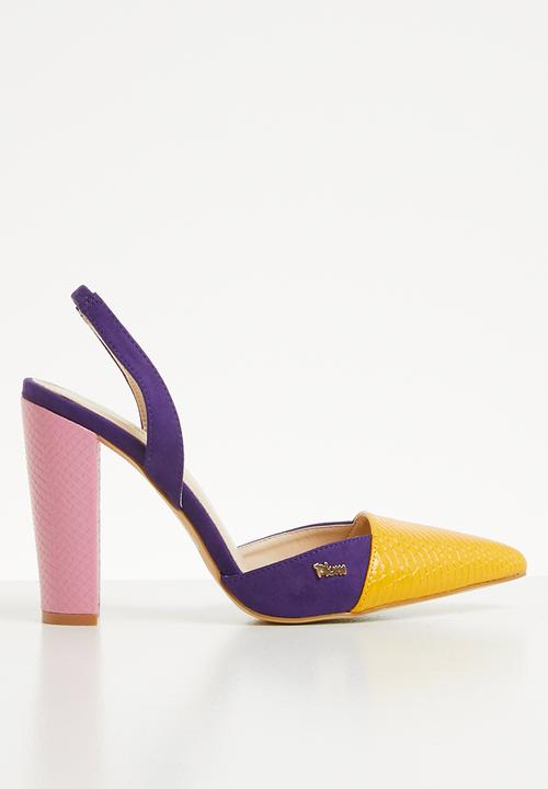 plum coloured heels