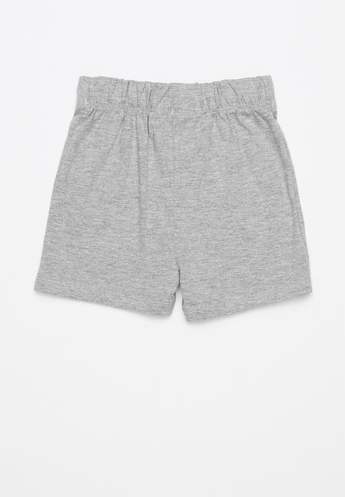 Pop Candy - Elasticated shorts - grey