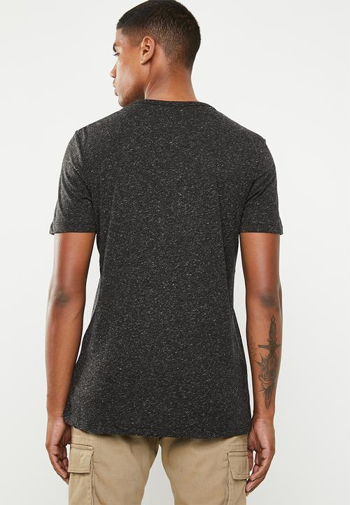 Jack & Jones - Adam short sleeve crew neck tee - black
