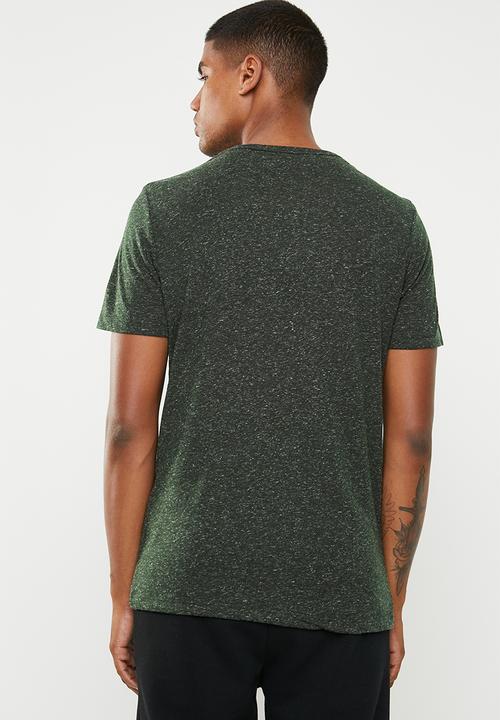 Jack & Jones - Adam short sleeve crew neck tee - khaki