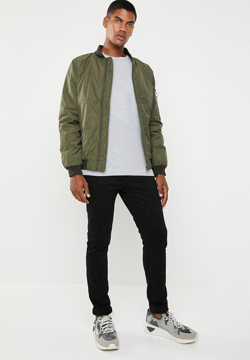 Jack & Jones - Penditon crew neck knit - grey