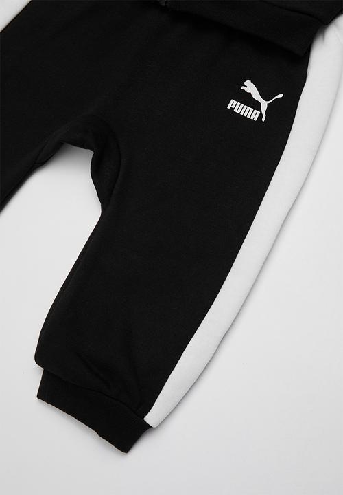 PUMA - Minime prime t7 fz jogger cotton - black & white