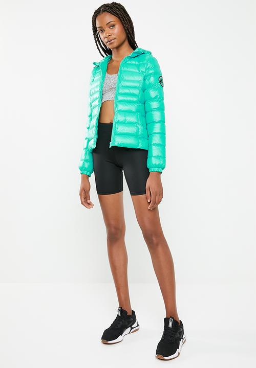 Brave Soul - Hoodie puffer jacket - green