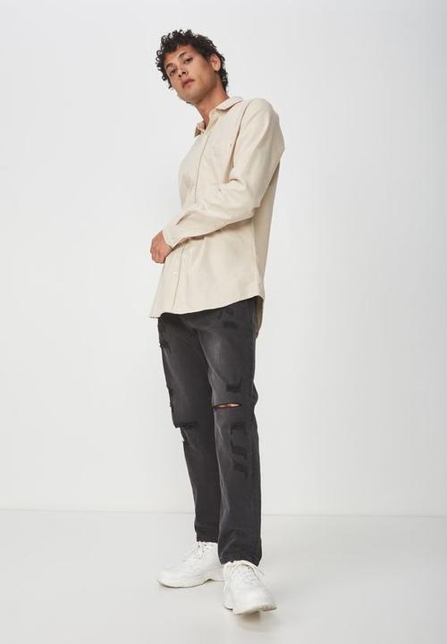 Cotton On - Brunswick shirt - cream