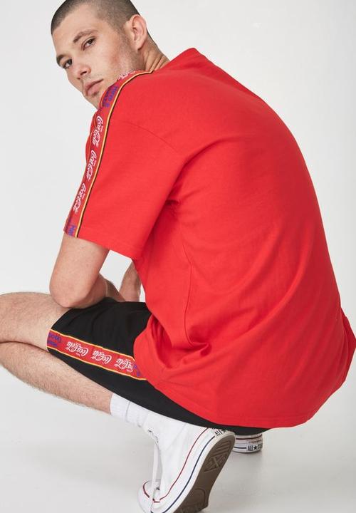 Cotton On - Downtown loose fit tee - red