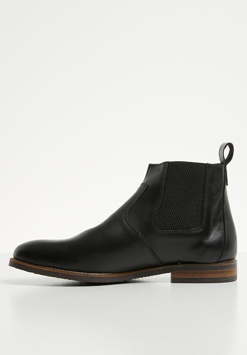 Superbalist - James leather chelsea boot - black