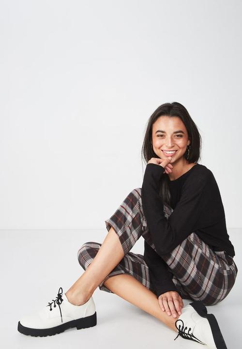 Cotton On - Shannon check pants - multi