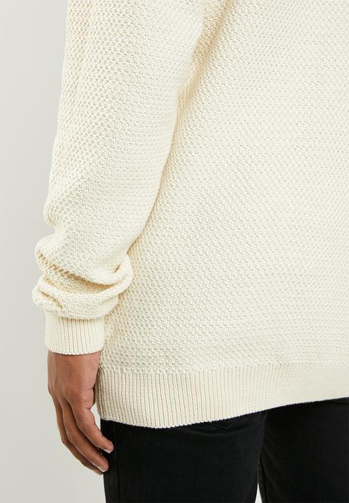 Superbalist - Relaxed fit textured knit - cream