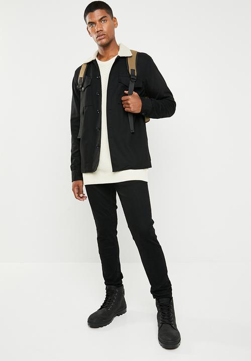 Superbalist - Relaxed fit textured knit - cream