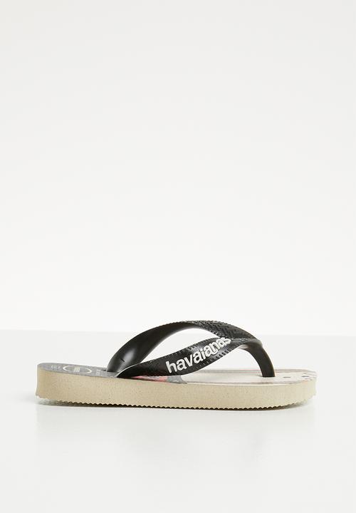 Havaianas - Kids cartoon flip flops - beige