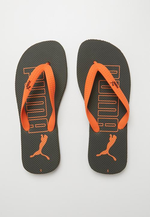 PUMA - First flip jr dp forest night - black & orange