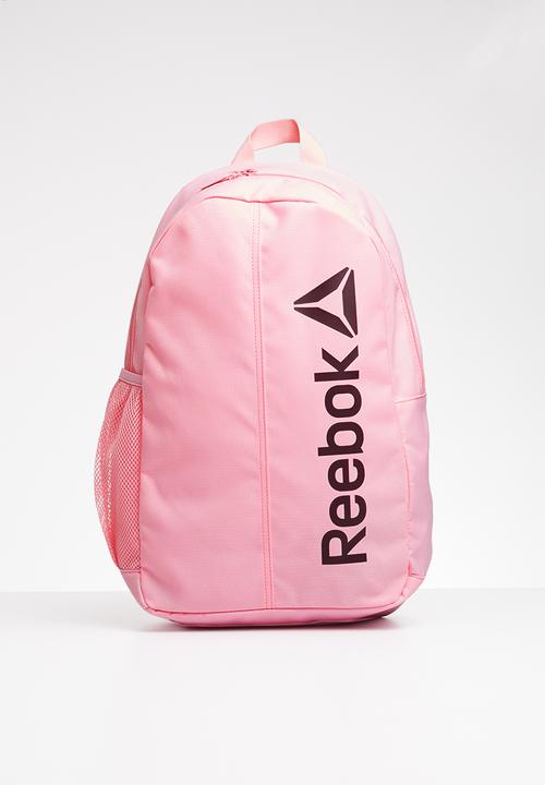 reebok pink backpack