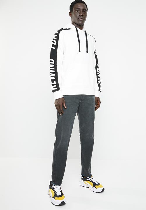 Jack & Jones - Rock hoody- white