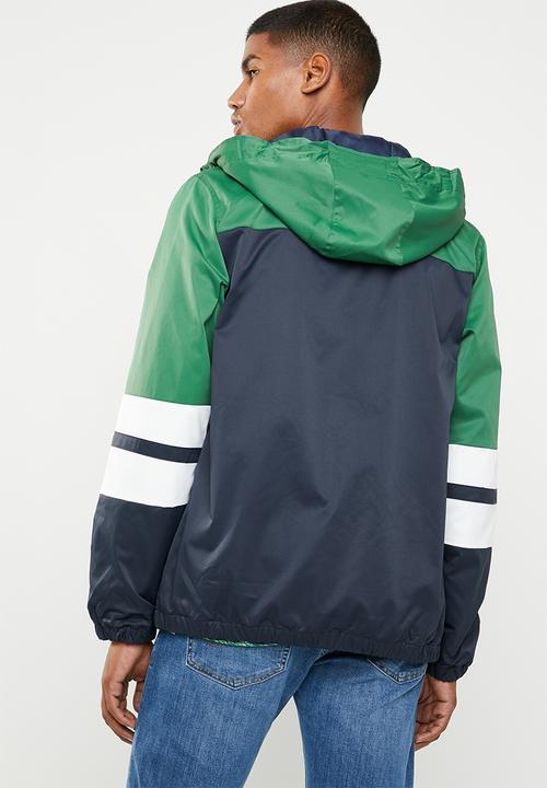 Superbalist - Colourblocked zip through windbreaker - multi