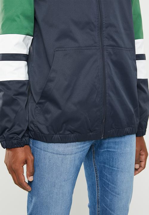 Superbalist - Colourblocked zip through windbreaker - multi