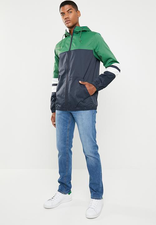 Superbalist - Colourblocked zip through windbreaker - multi