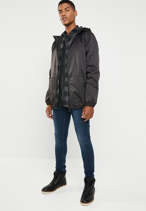 Superbalist - Zip through windbreaker - black