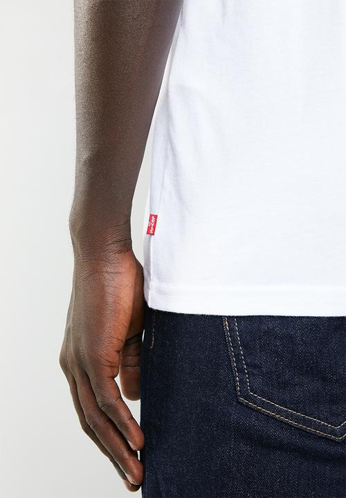 Levi’s® - Ringer tee housemark - white & red