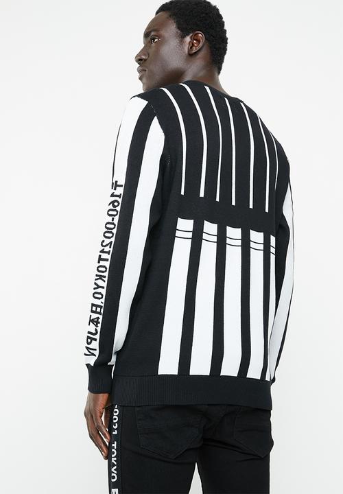 Only & Sons - Dennis jaquard knit - black