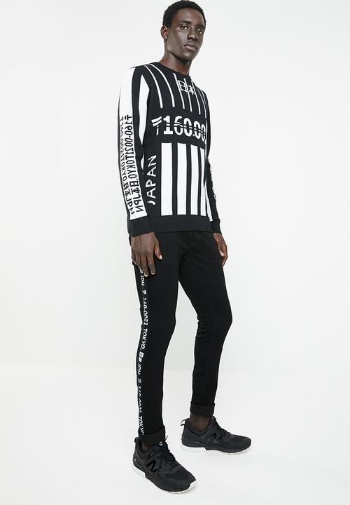 Only & Sons - Spun tape jeans - black