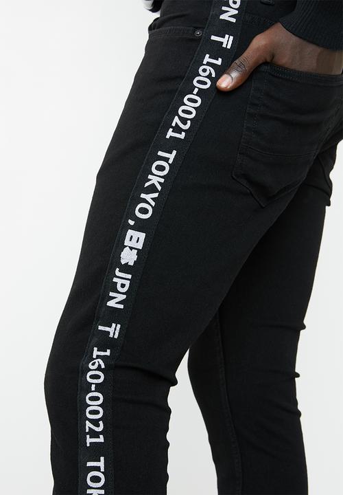 Only & Sons - Spun tape jeans - black