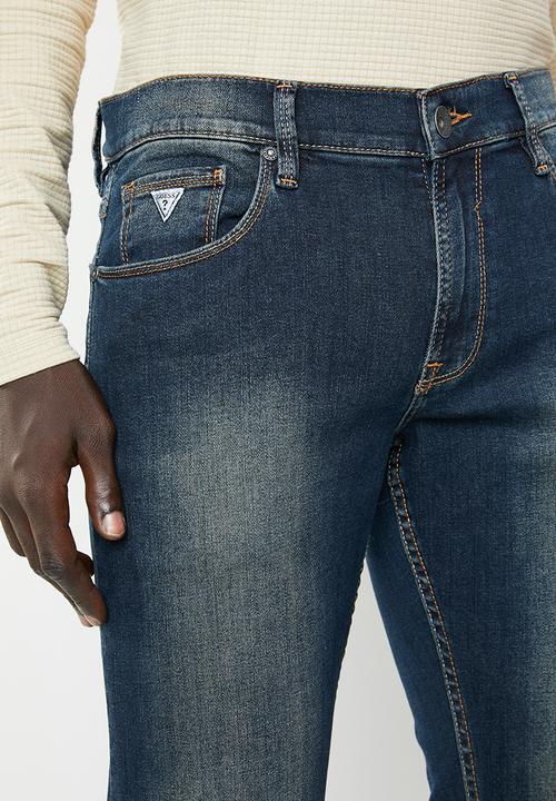 GUESS - Slim bootleg buster wash - blue