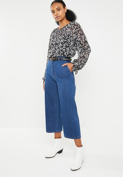 Superbalist - Gauged raglan sleeve blouse - multi