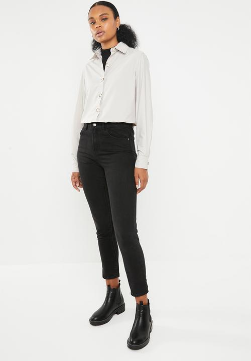Superbalist - Structured shirt with puff sleeve - cream