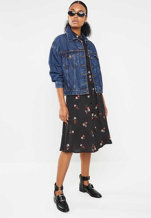 Superbalist - Oversized denim jacket - blue