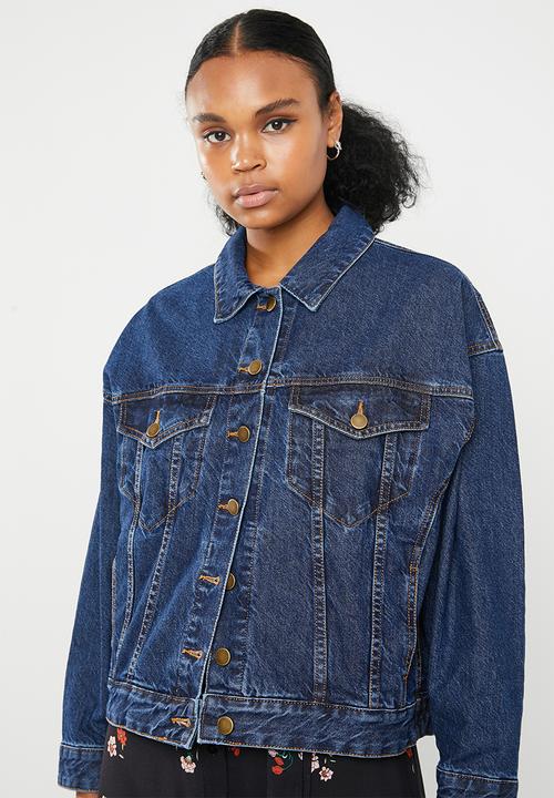 Superbalist - Oversized denim jacket - blue