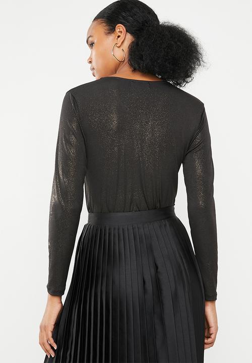 Superbalist - Wrap bodysuit - black 