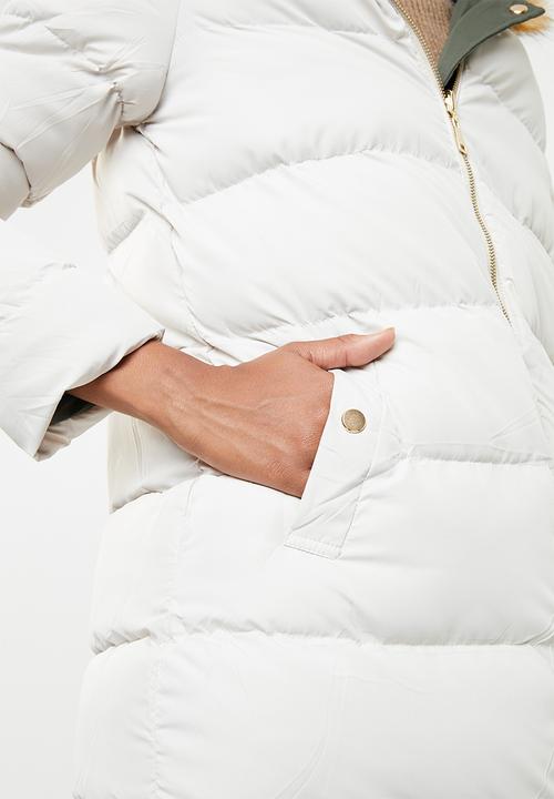 Brave Soul - Padded reversible jacket  - khaki & neutral