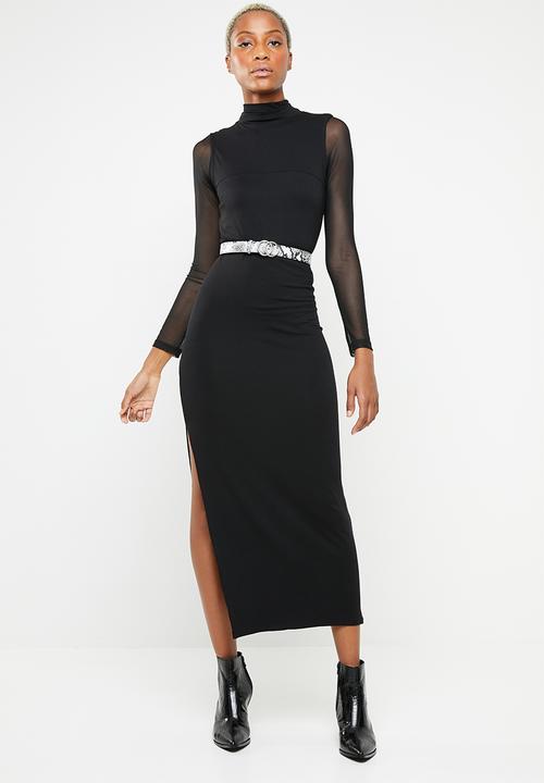 c(inch) - Maxi bodycon dress - black