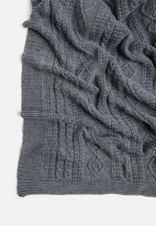 Sixth Floor - Ida throw - grey