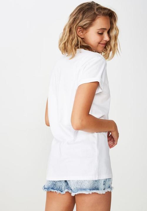Cotton On - Classic arts tee - white
