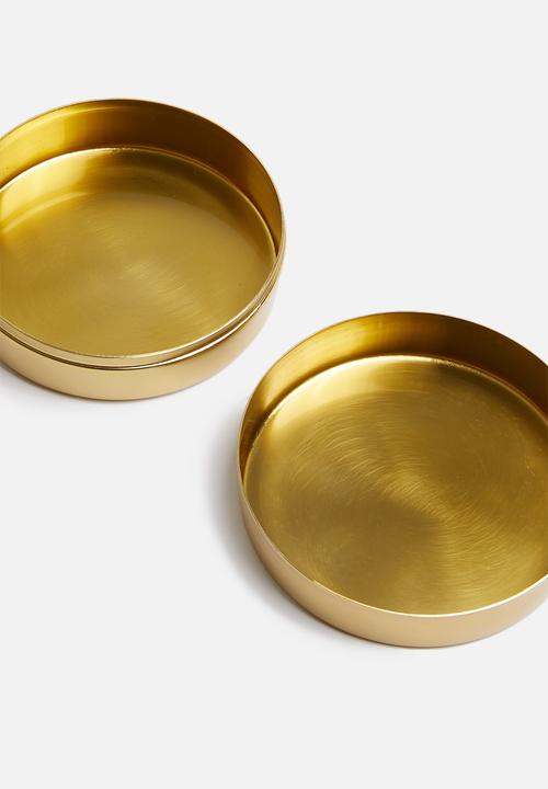 Sixth Floor - Lume storage box - gold