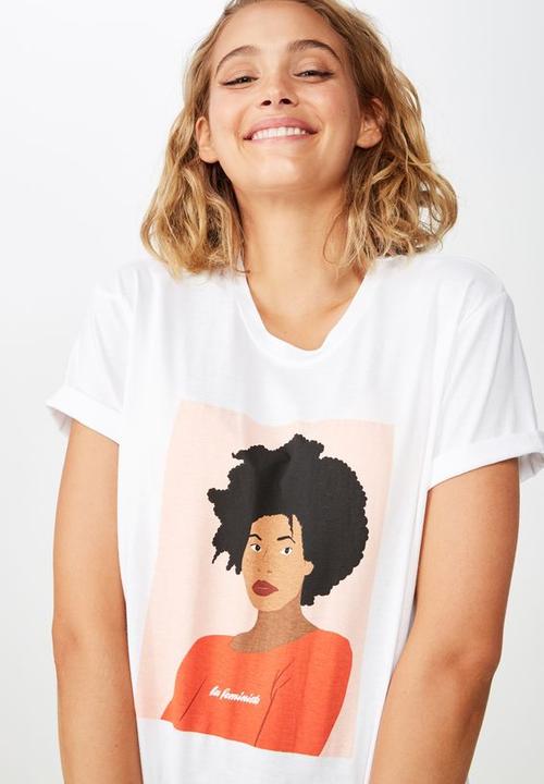 Cotton On - Classic arts tee - white