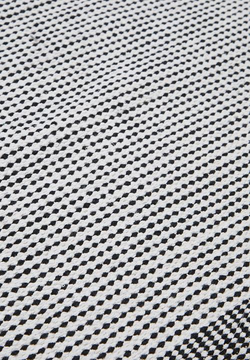 Sixth Floor - Anele bath mat - black/grey