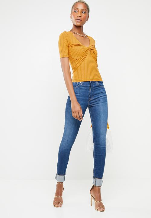 SISSY BOY - Freeze rib top - yellow