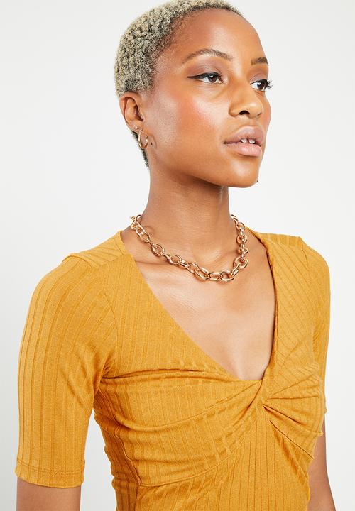 SISSY BOY - Freeze rib top - yellow