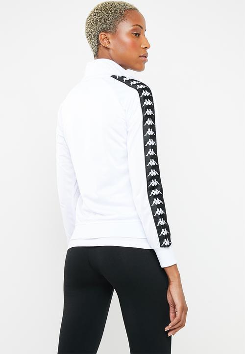 KAPPA - Banda logo tape jacket - white & black