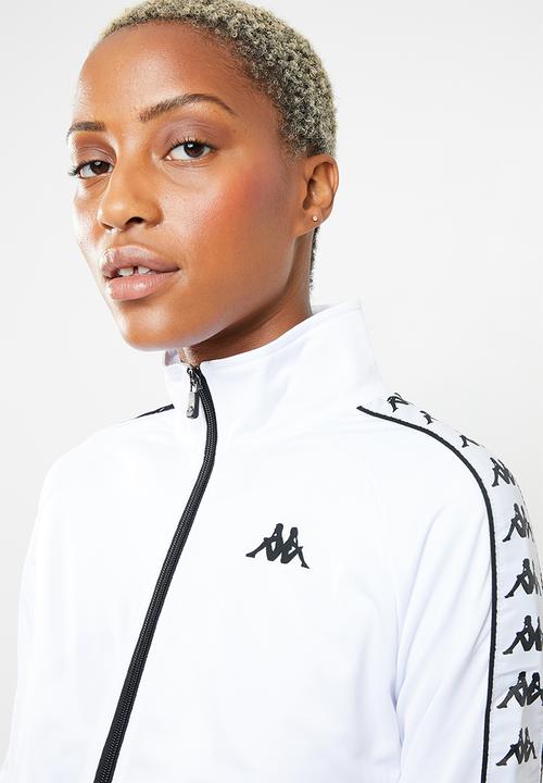 KAPPA - Banda logo tape jacket - white & black